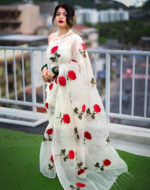 জাপানি সিল্ক শাড়ি 🌸 - Image 9
