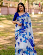 জাপানি সিল্ক শাড়ি 🌸 - Image 7