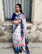 জাপানি সিল্ক শাড়ি 🌸 - Image 6