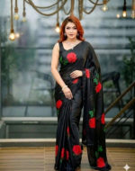 জাপানি সিল্ক শাড়ি 🌸 - Image 4