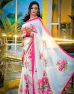 জাপানি সিল্ক শাড়ি 🌸 - Image 3