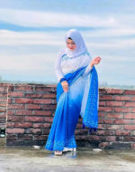 জাপানি সিল্ক শাড়ি 🌸 - Image 2
